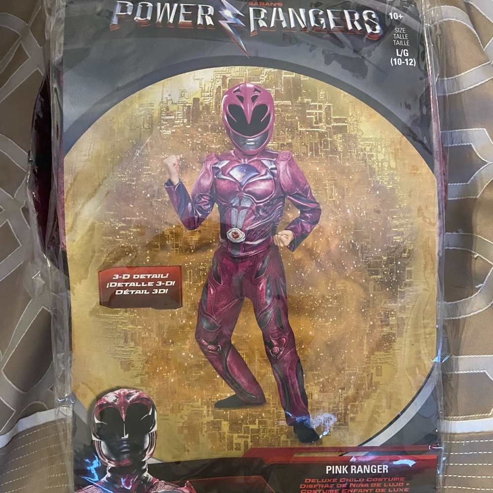 Power Ranger Deluxe Pink Costume for Kids